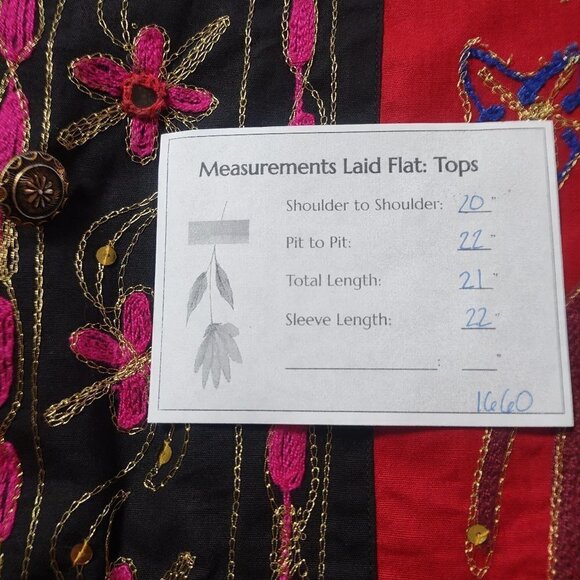 Vintage 90's Pier One Passports Embroidered Jacket - Picture 7 of 7